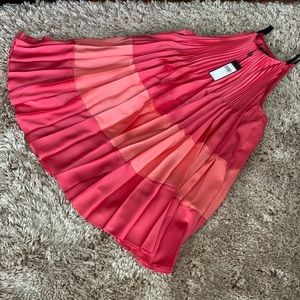 BCBG Maxazria Pleated Flowing Dress